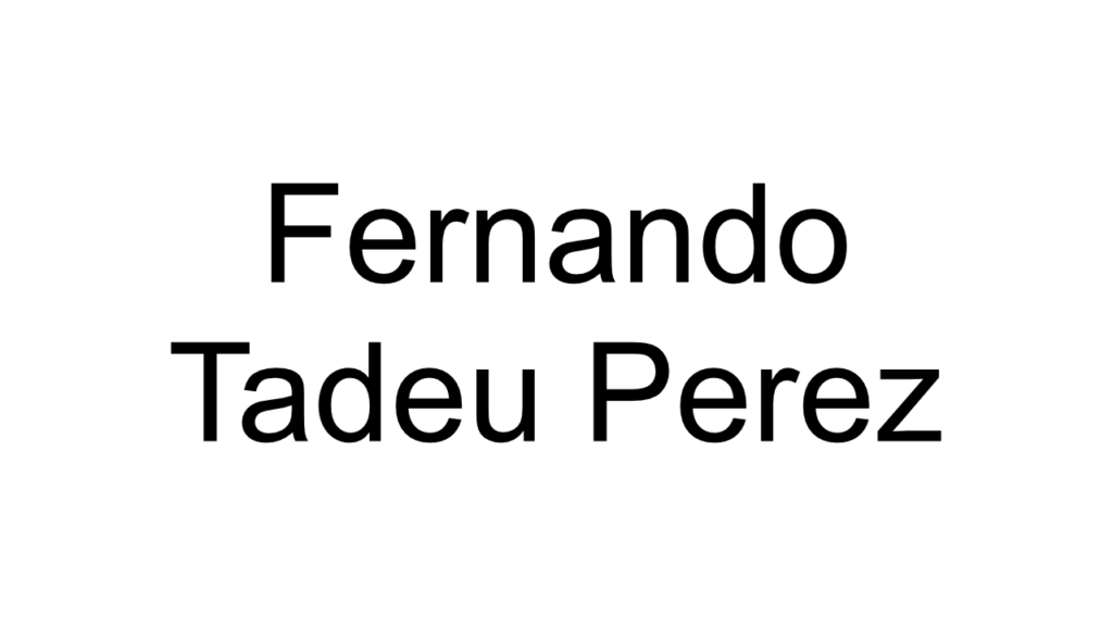 Fernando Tadeu Perez